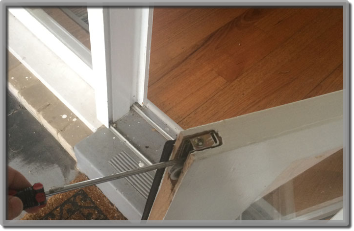 how to repair sliding door
